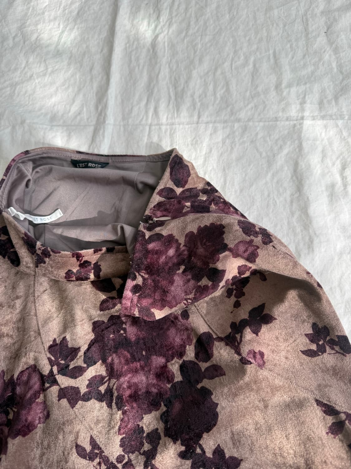 오리엔탈 페어리 벨벳 미디 스커트 상품이미지4