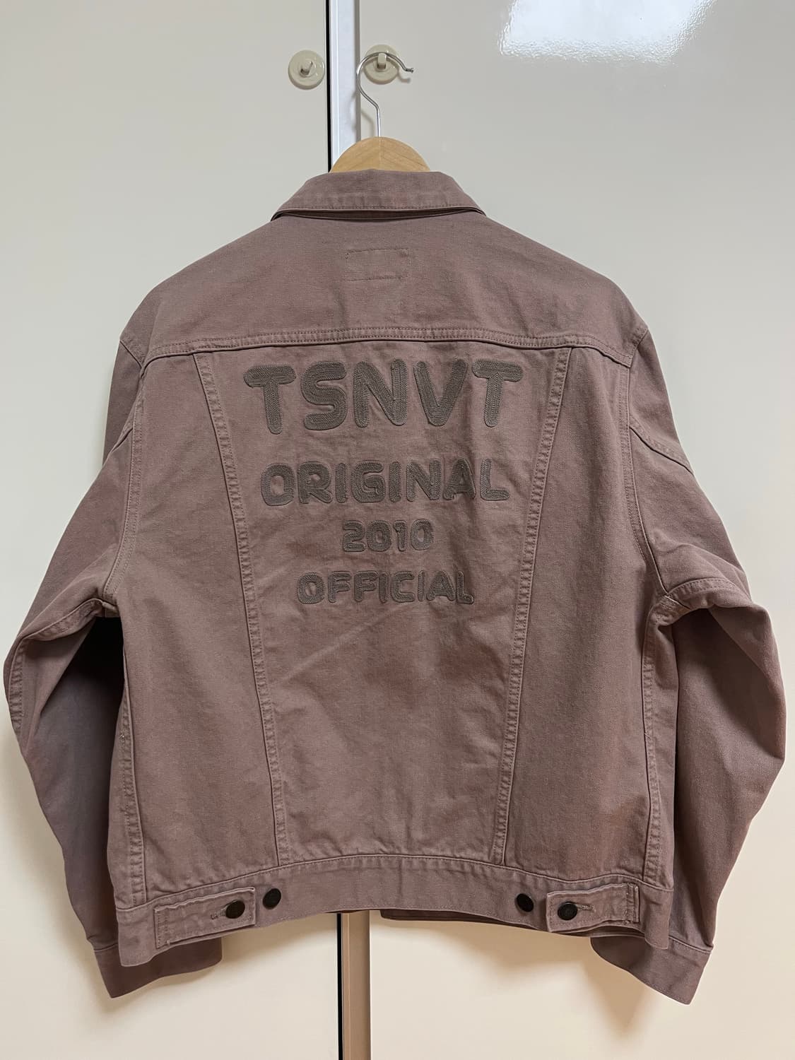 디스이즈네버댓 트러커 자켓 더스티핑크 상품이미지3