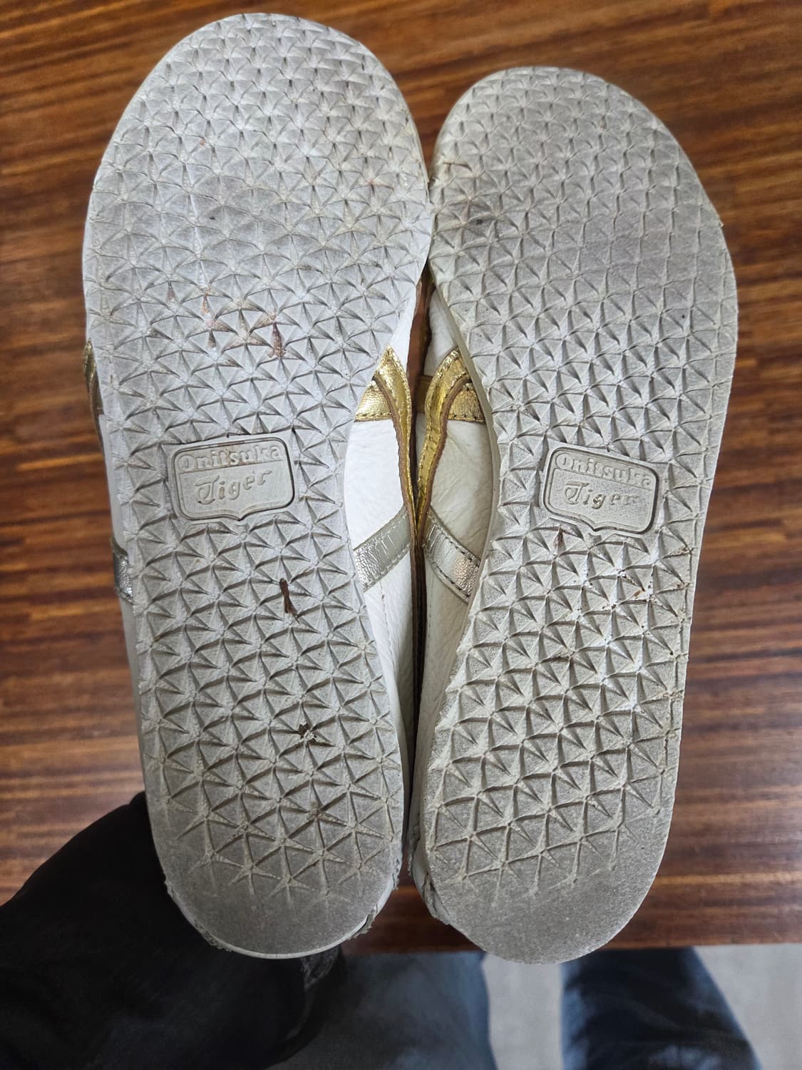 오니츠카 타이거 멕시코 66 실버골드 245 상품이미지4