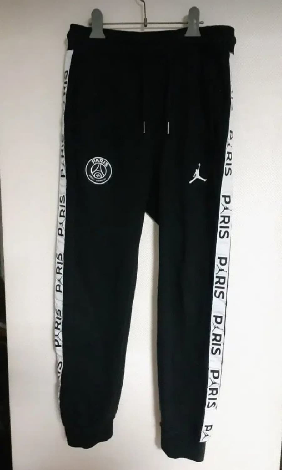 조던 X PSG 플리스 팬츠 검흰 M85 33-34인 상품이미지1