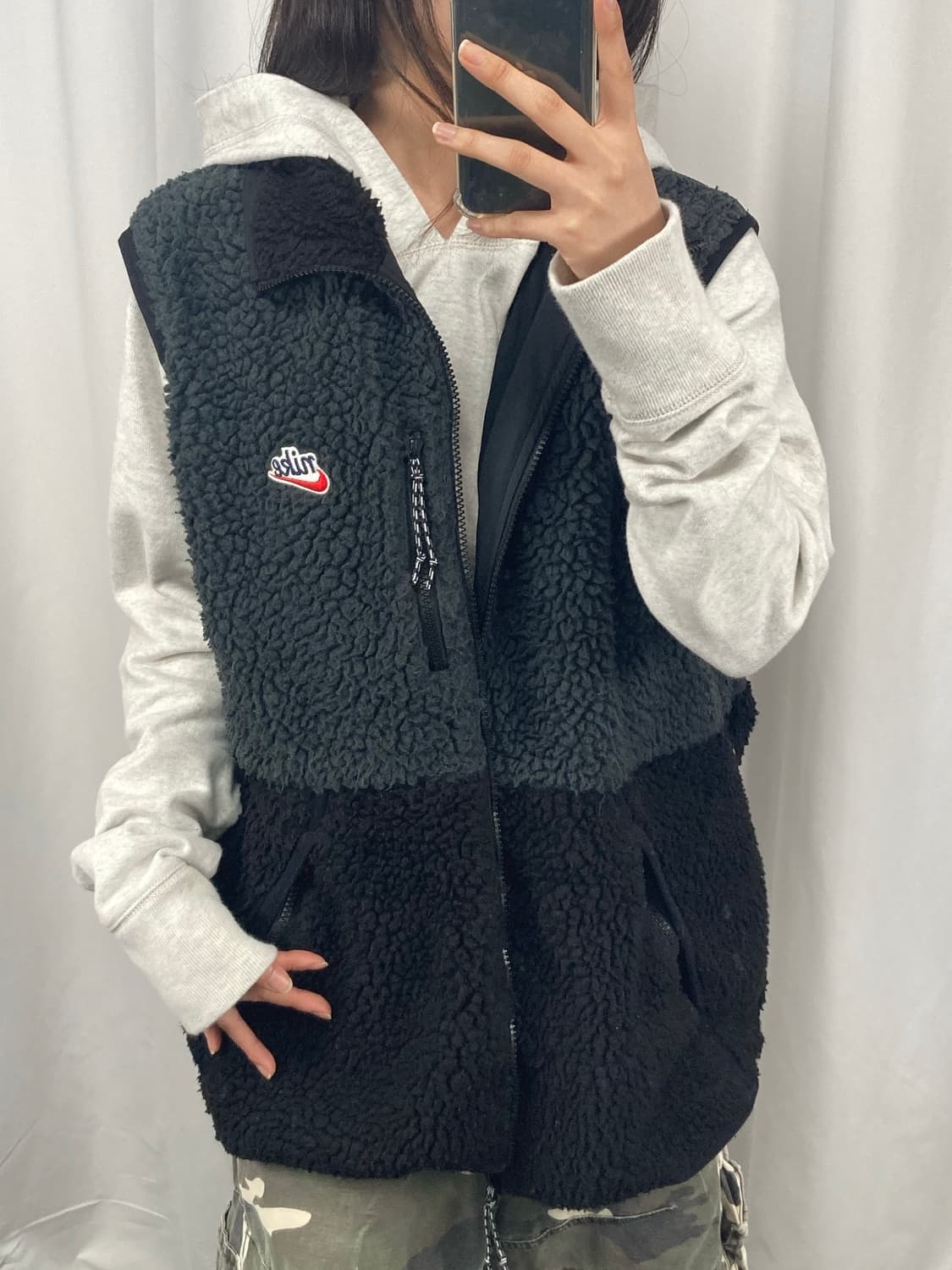 나이키 헤리티지 쉐르파 플리스 베스트 상품이미지2