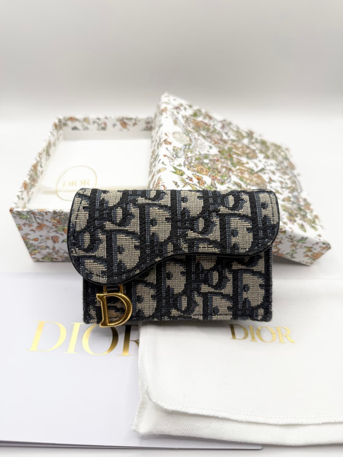 [정품] 디올 오블리크 카드지갑 + 전용 체인 상품이미지1