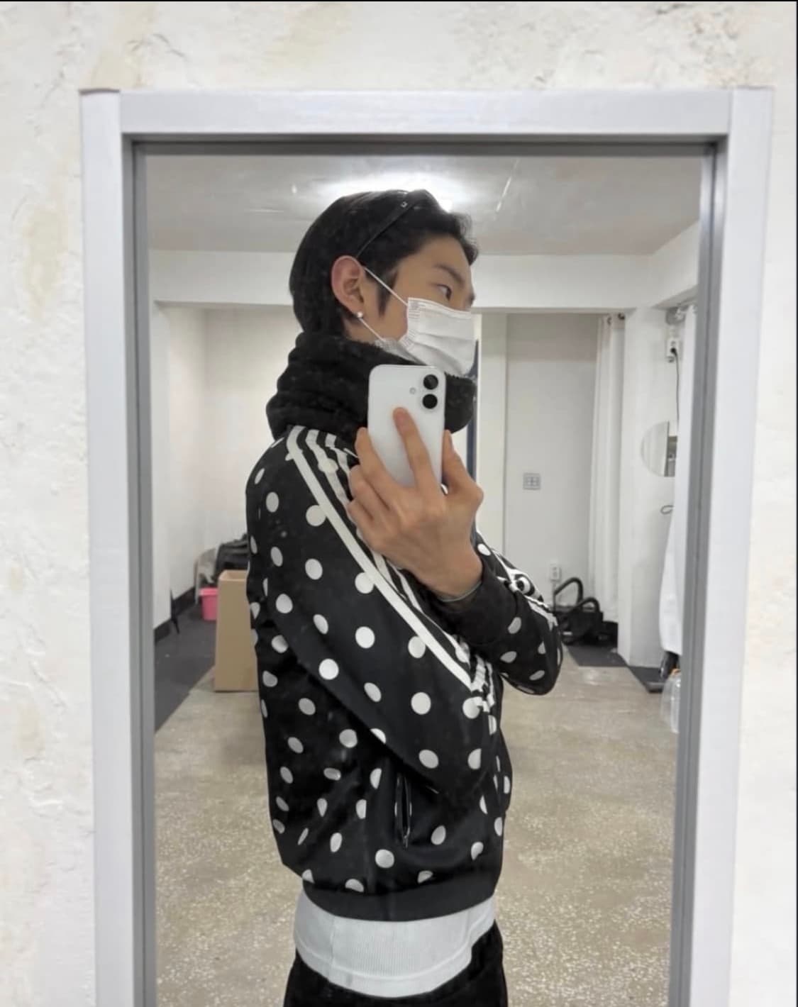 나우아임영 도트 아디다스 져지 상품이미지2