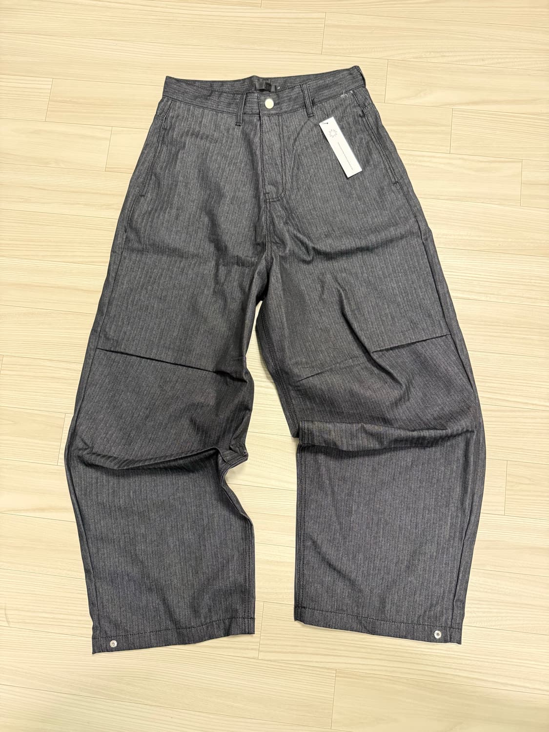 리이리 헤링본 스트라이프 팬츠 상품이미지3