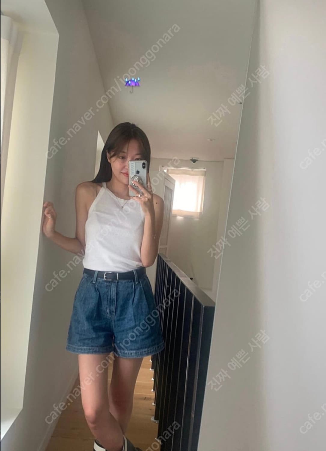 타낫 턱 데님 쇼츠 tuck denim shorts small 상품이미지1