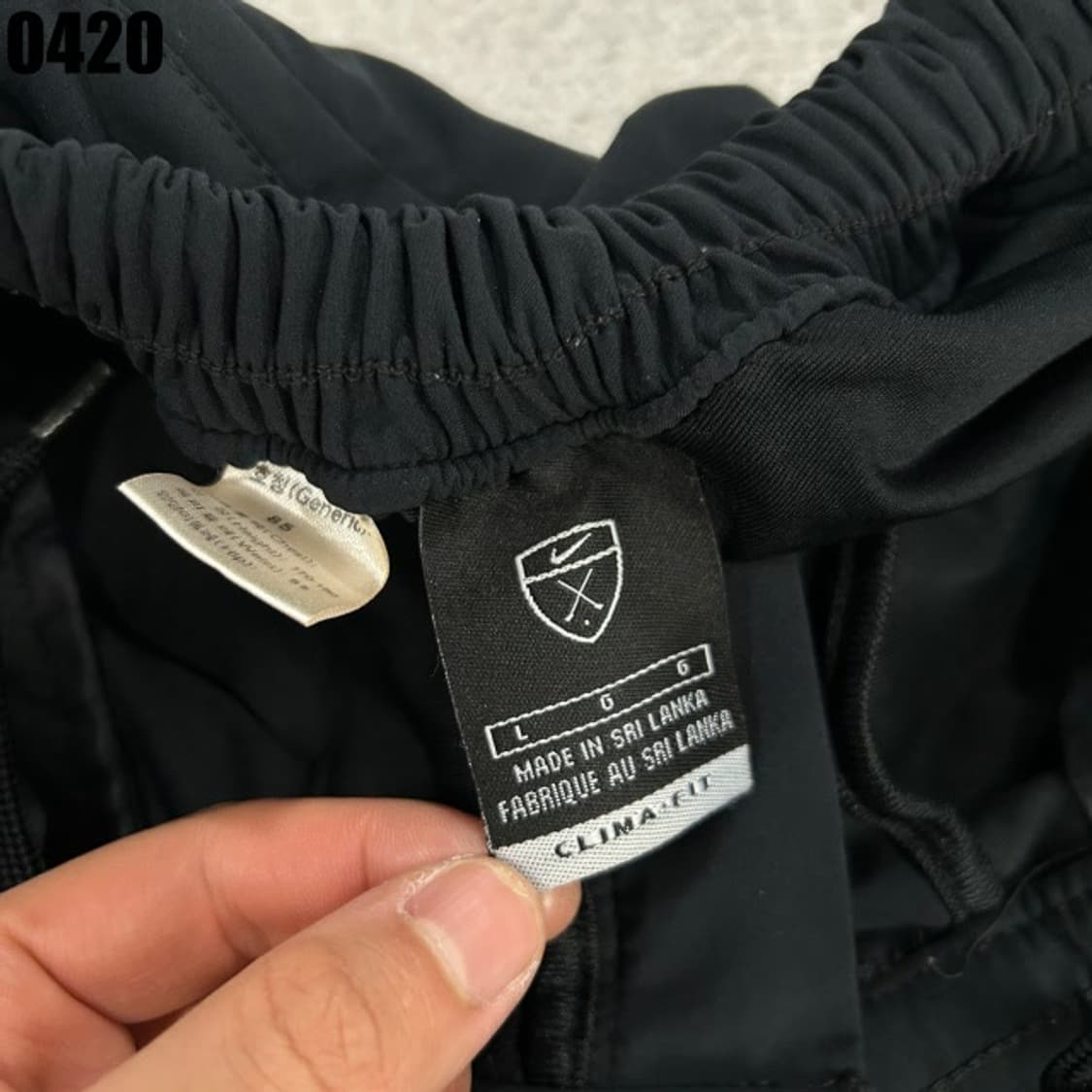 나이키 블랙 트레이닝 바지 L 상품이미지2