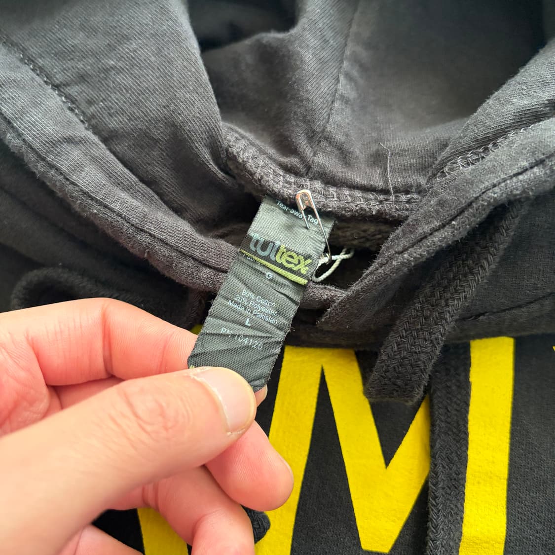 US ARMY tultex 빈티지 후드티 L 상품이미지5