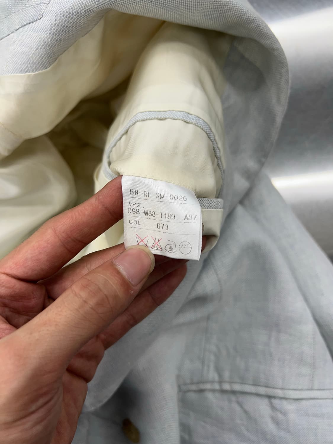 폴로 랄프로렌 스카이블루 리넨 3b 자켓 상품이미지9