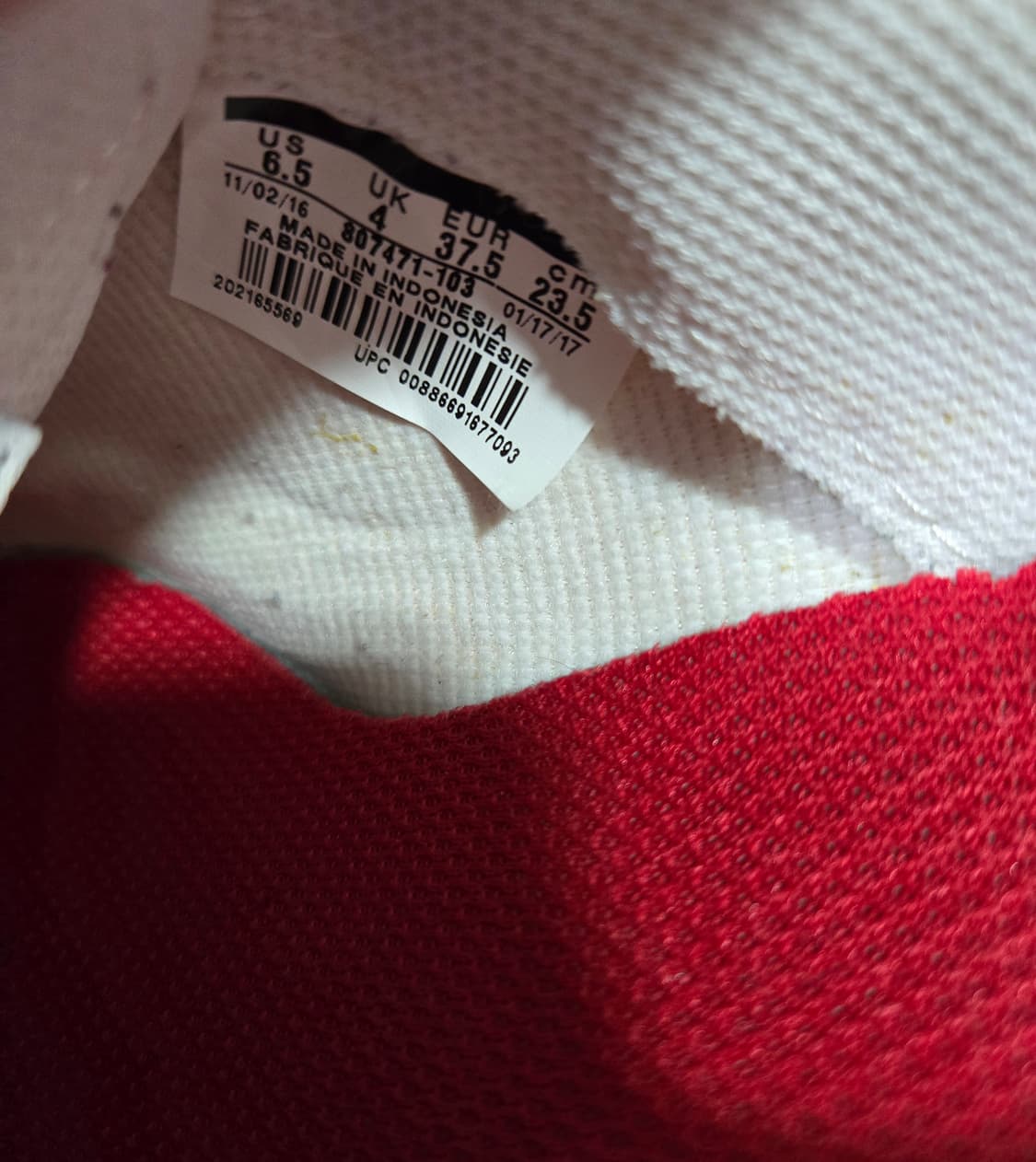 나이키 코르테즈 흰빨파 스니커즈 운동화 235mm 상품이미지7