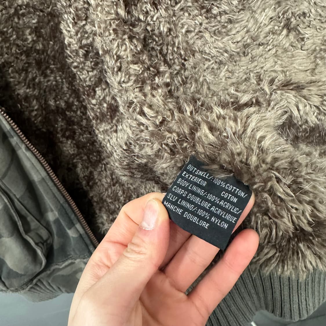 쇼트 카모 후드집업 상품이미지6