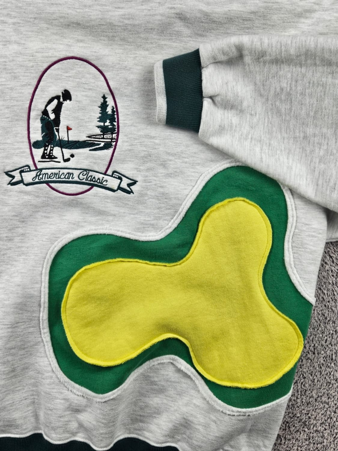 크로스크릭 언리미티드 아플리케 커스텀 맨투맨 스웻 셔츠 (XL)/9344 상품이미지7