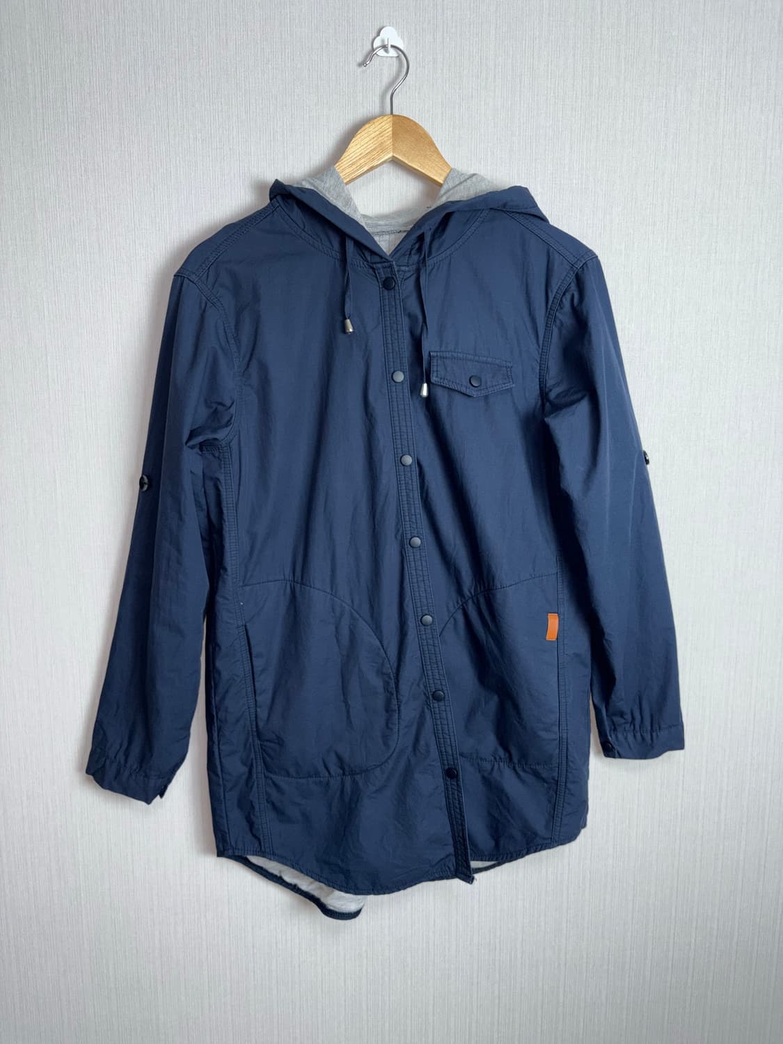 네이비 후드 자켓 상품이미지5