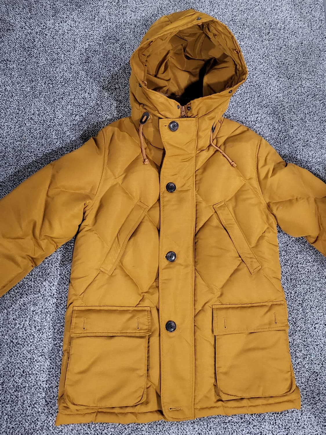 펠틱스 오리털 겨울 아우터 (머스타드) 상품이미지1