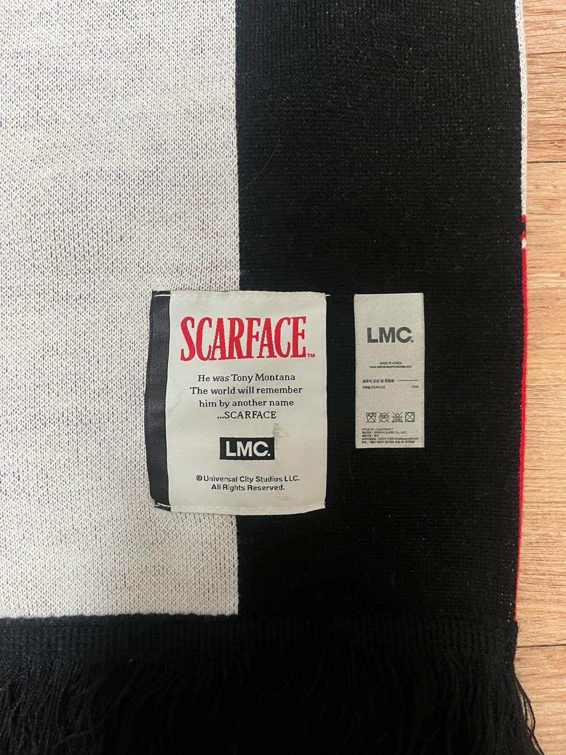 Lmc 스카페이스 콜라보 머플러 상품이미지3