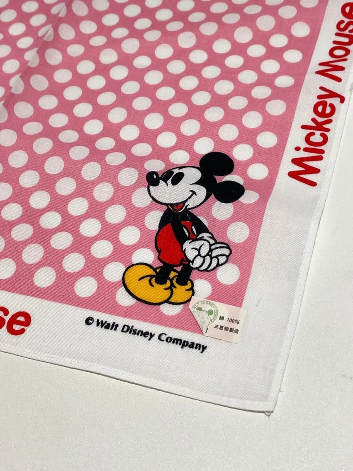 디즈니 미키마우스 00's 재팬 쁘띠 반다나 손수건 A1360 상품이미지2