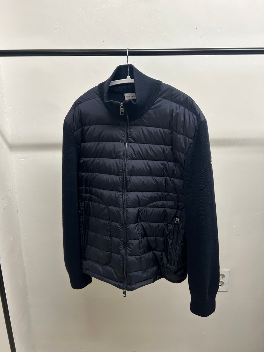 (2XL) 몽클레어 니트패딩 네이비 상품이미지1