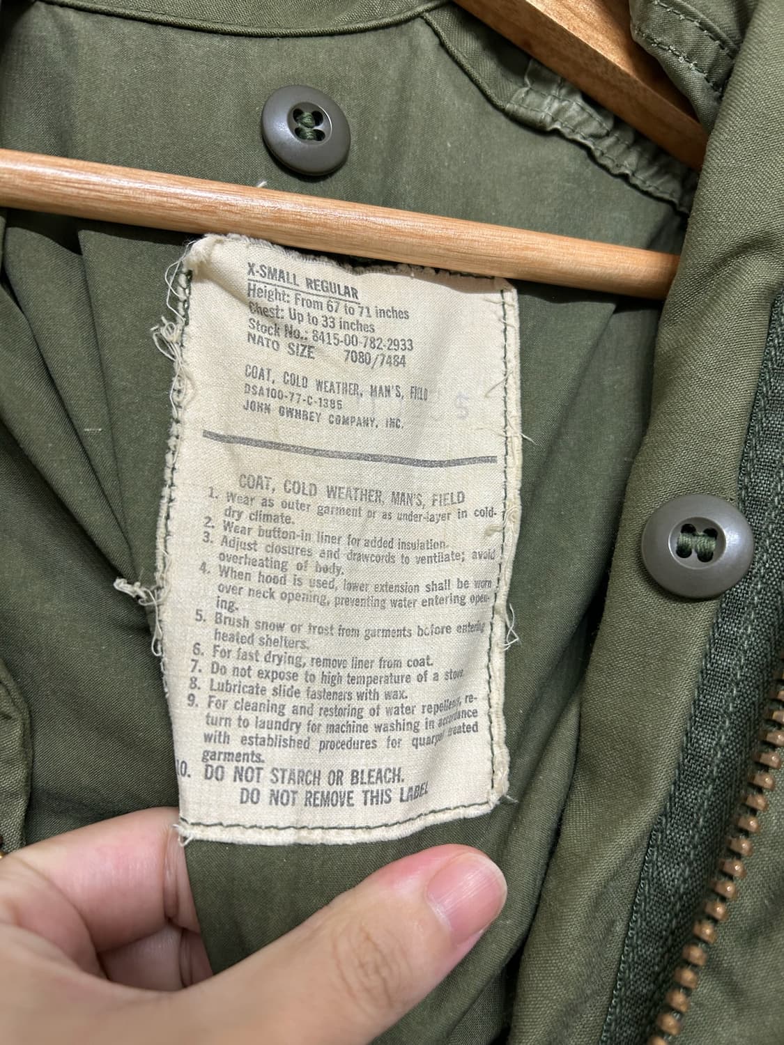 70's U.S Army M-65 Field Jacket.  상품이미지4