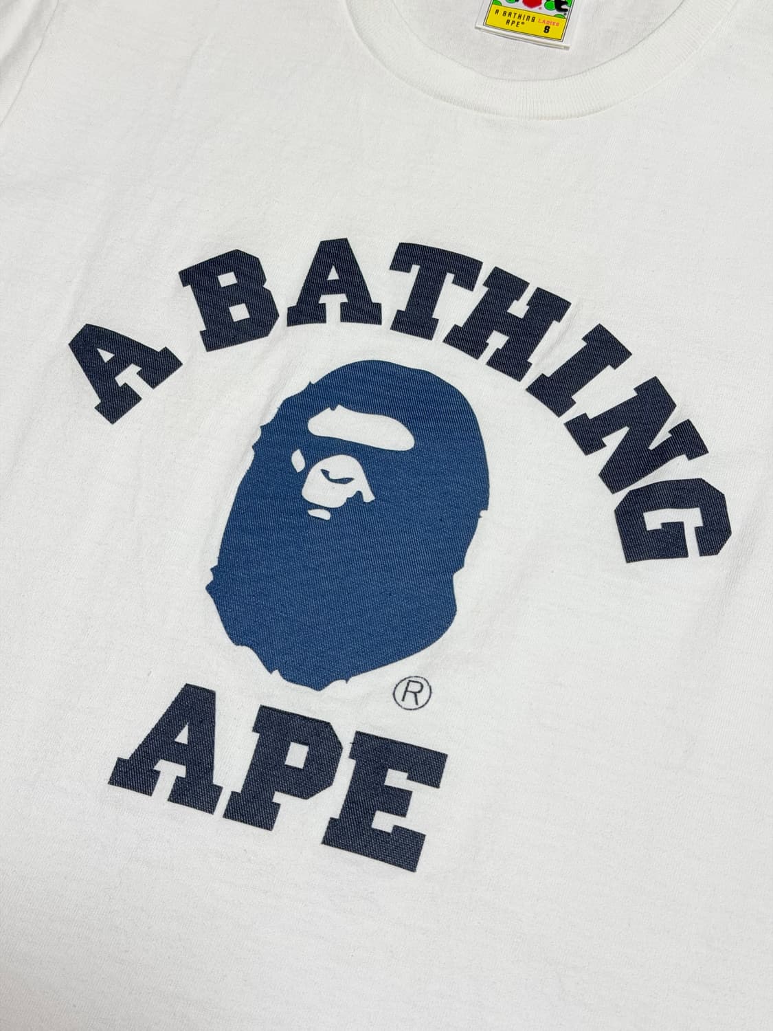 베이프 데님 컬리지 티셔츠 여성 S  상품이미지2