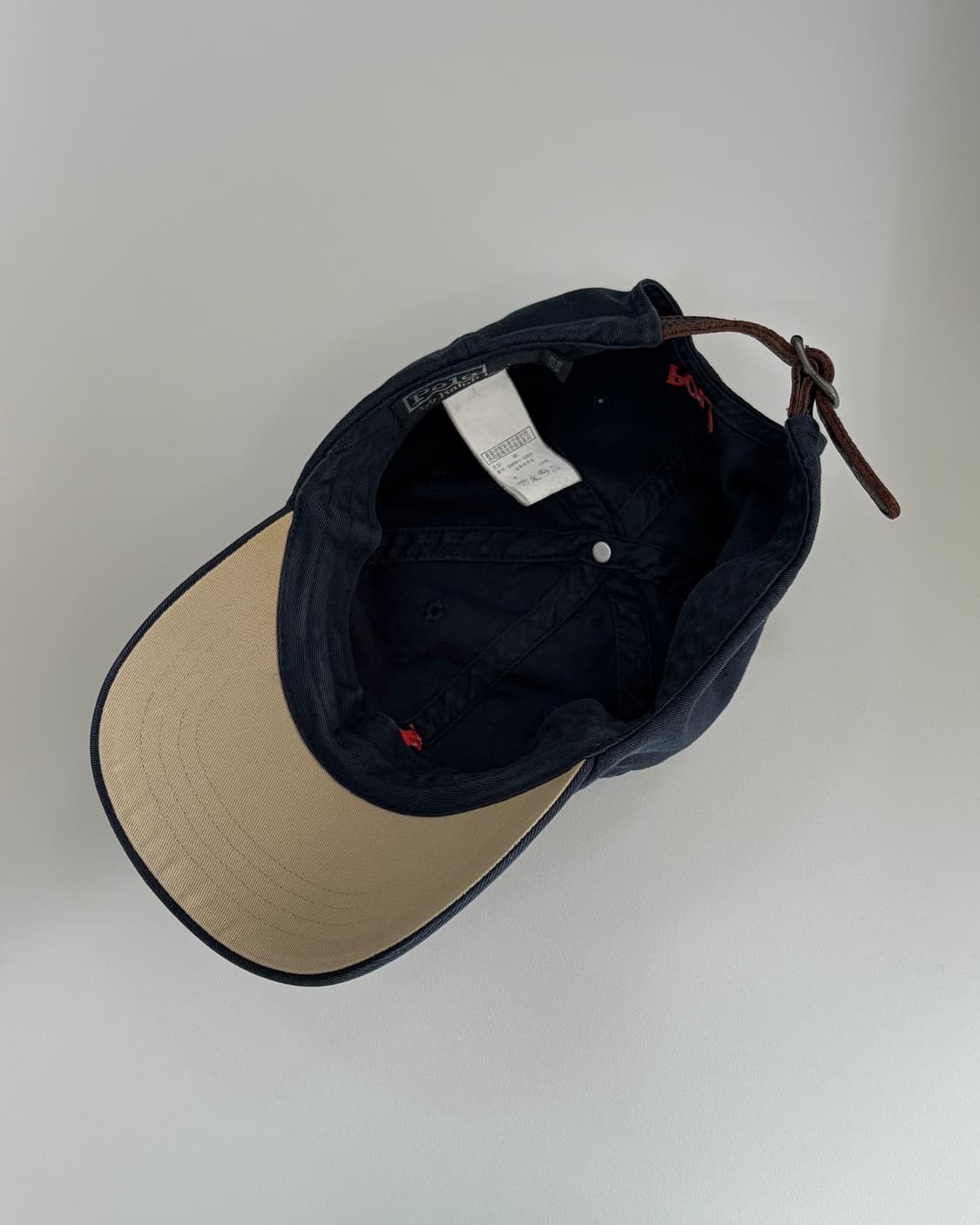 폴로 랄프로렌 코튼 치노 볼캡 모자 navy 상품이미지8