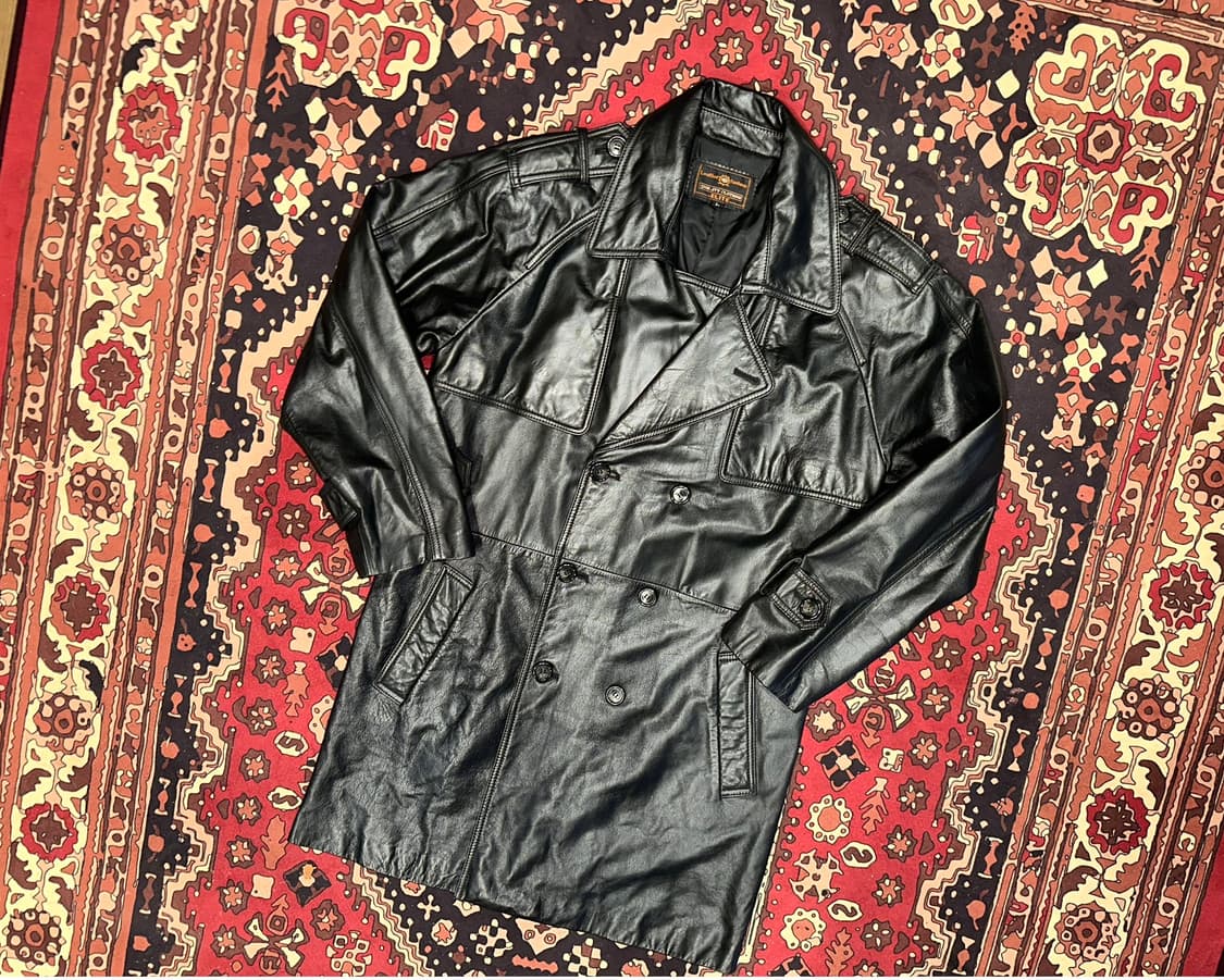 ( L ) 가죽카코트 가죽자켓 레더자켓 가죽코트 빈티지가죽자켓 상품이미지4