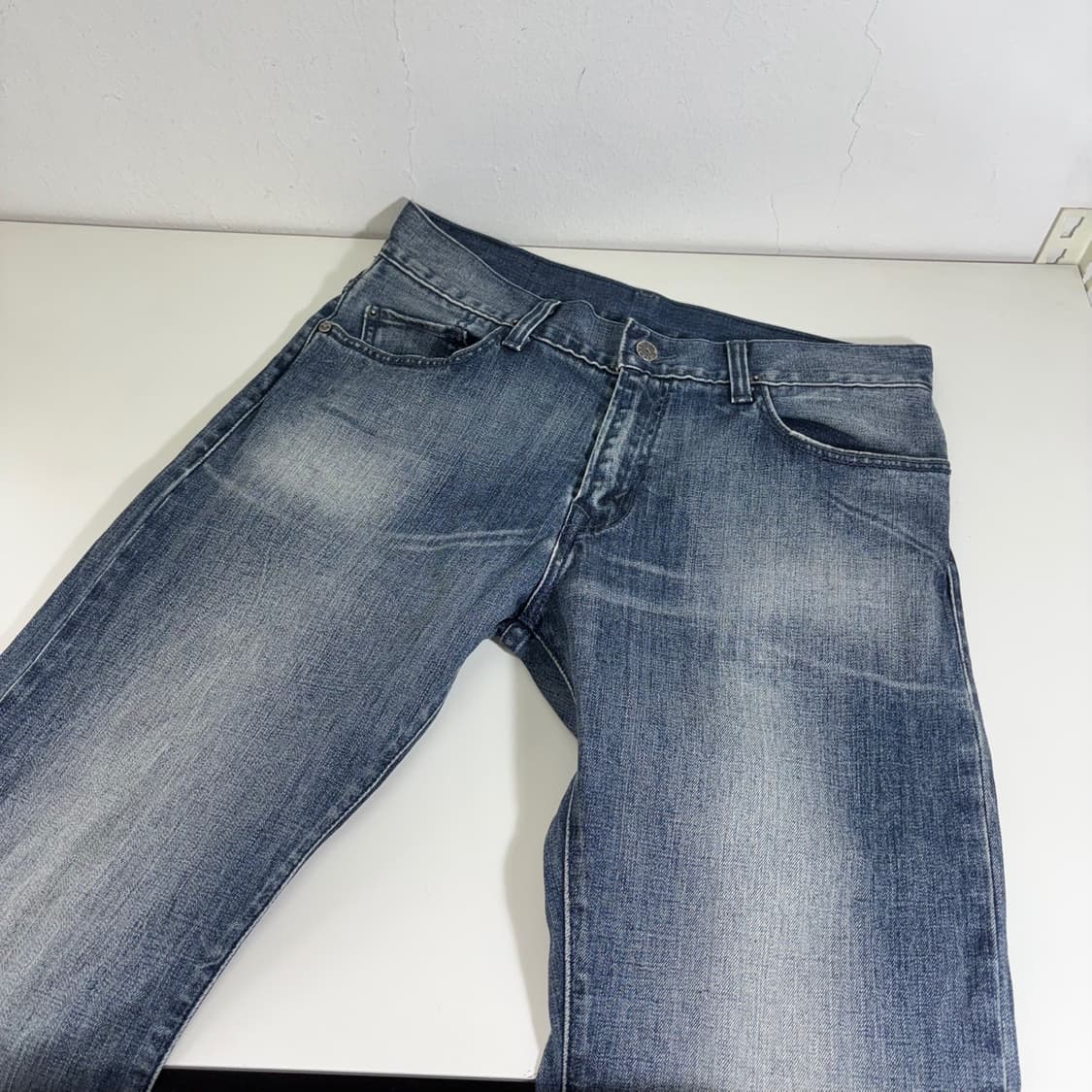 32 L 리바이스523 일자핏 진청 데님팬츠 상품이미지3