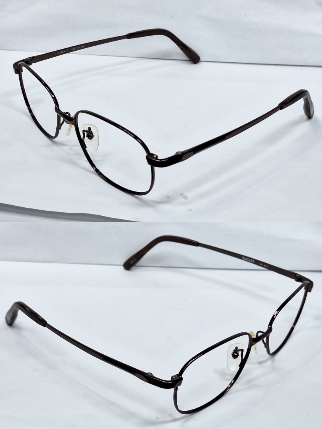 GALLET GA-901 T-TITAN-P 순 티타늄 클래식 안경 안경테 상품이미지9