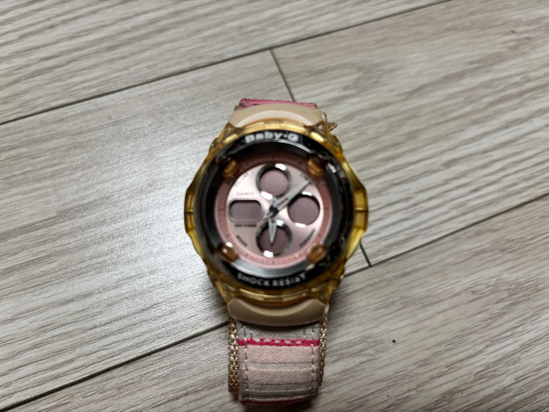 CASIO Baby-G 핑크 / 옐로우 시계 상품이미지1