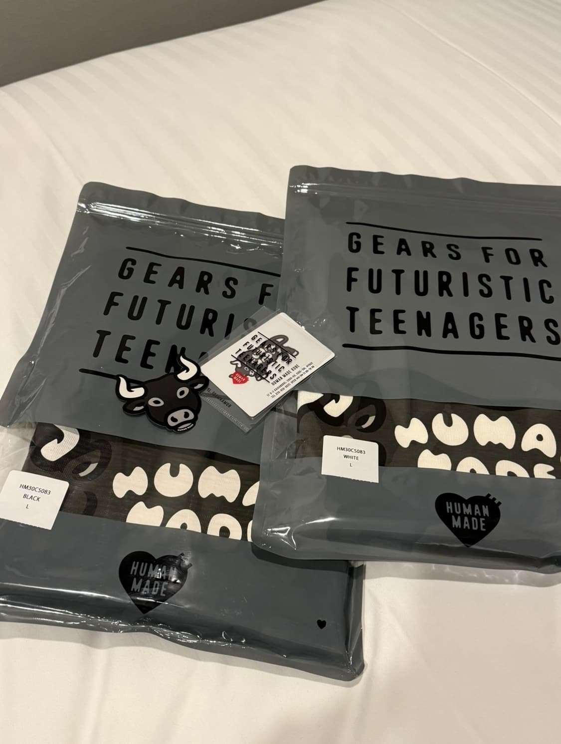 [L] 휴먼메이드 고베 티 블랙 상품이미지1