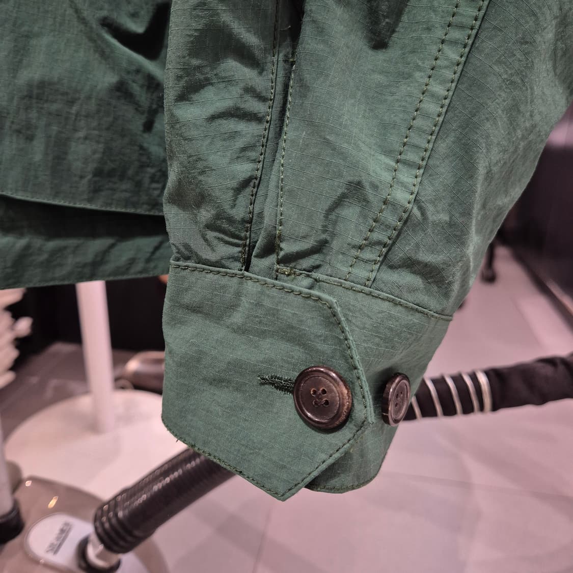 이스트로그 립스탑 그린 자켓 바람막이 판매 상품이미지4