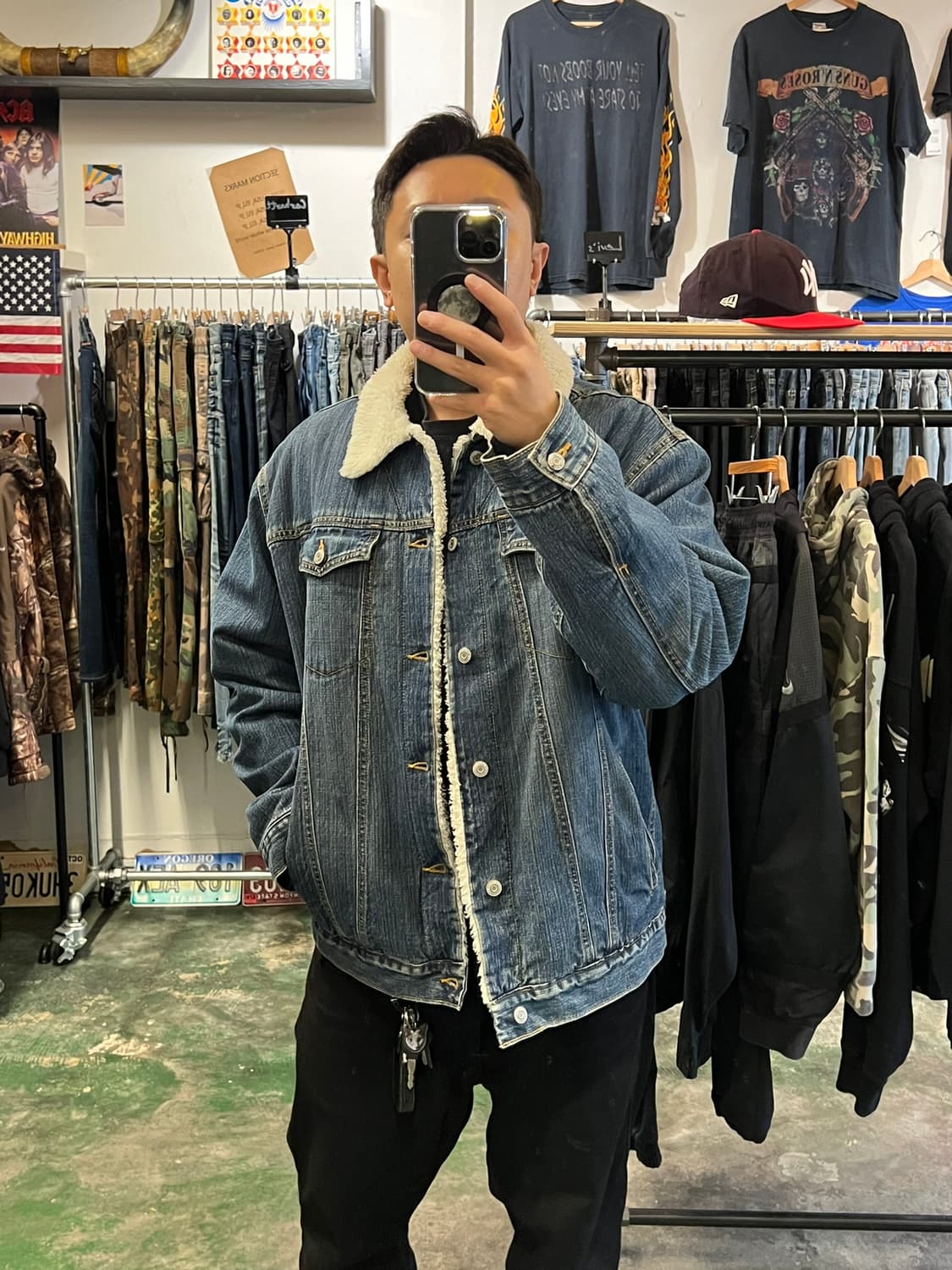 [XL] 갭 GAP 데님 트러커 쉐르파 자켓 상품이미지9