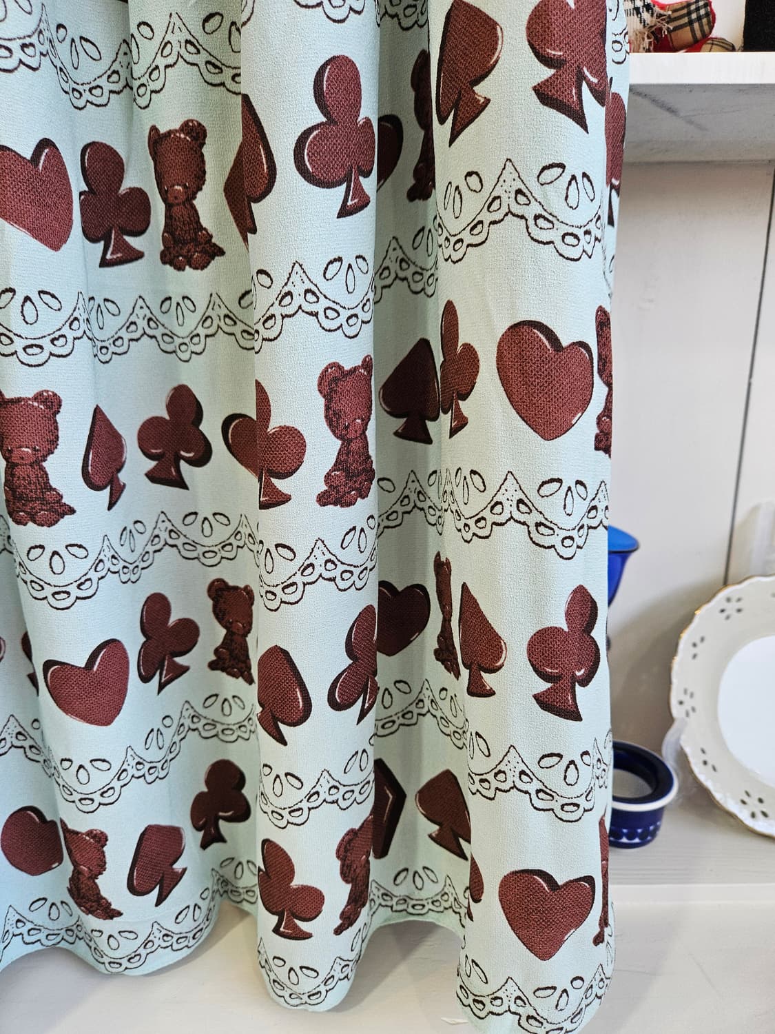 (Emily Temple cute) 민트초코테디 원피스 상품이미지5