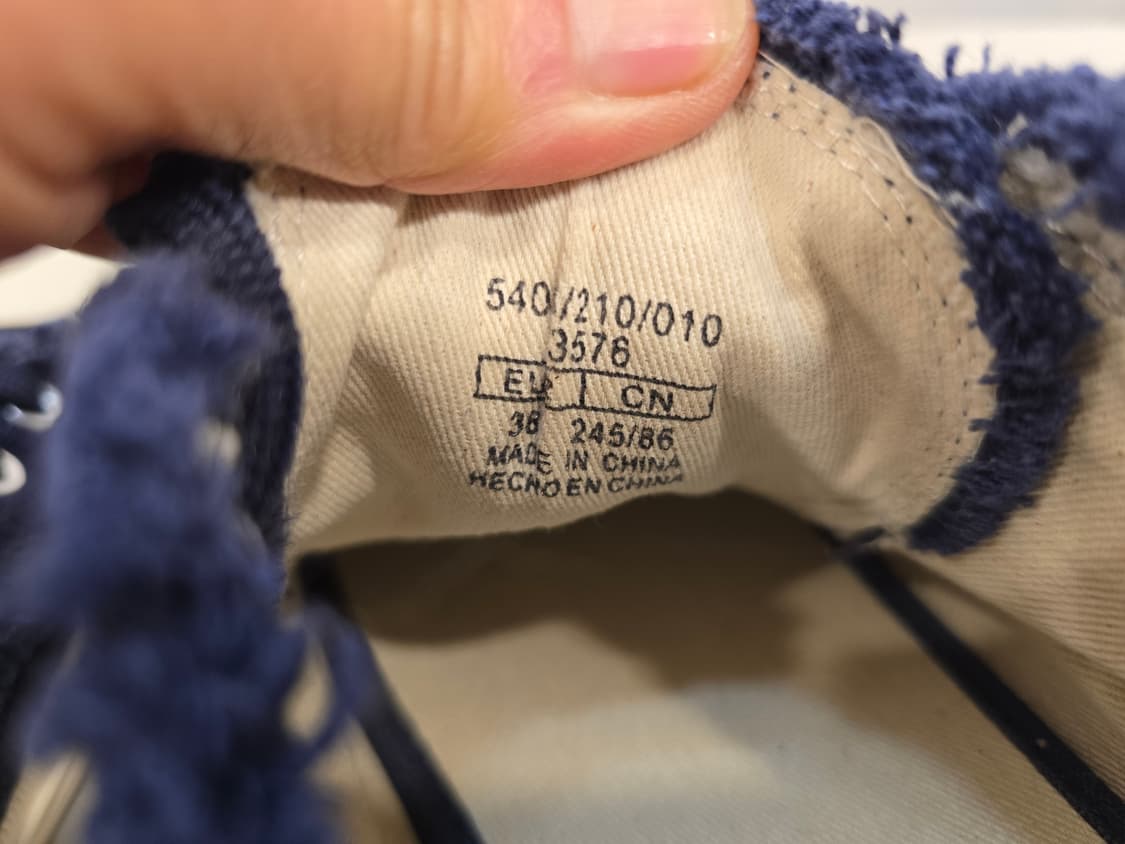 자라 네이비 뮬 스니커즈 245mm 상품이미지6