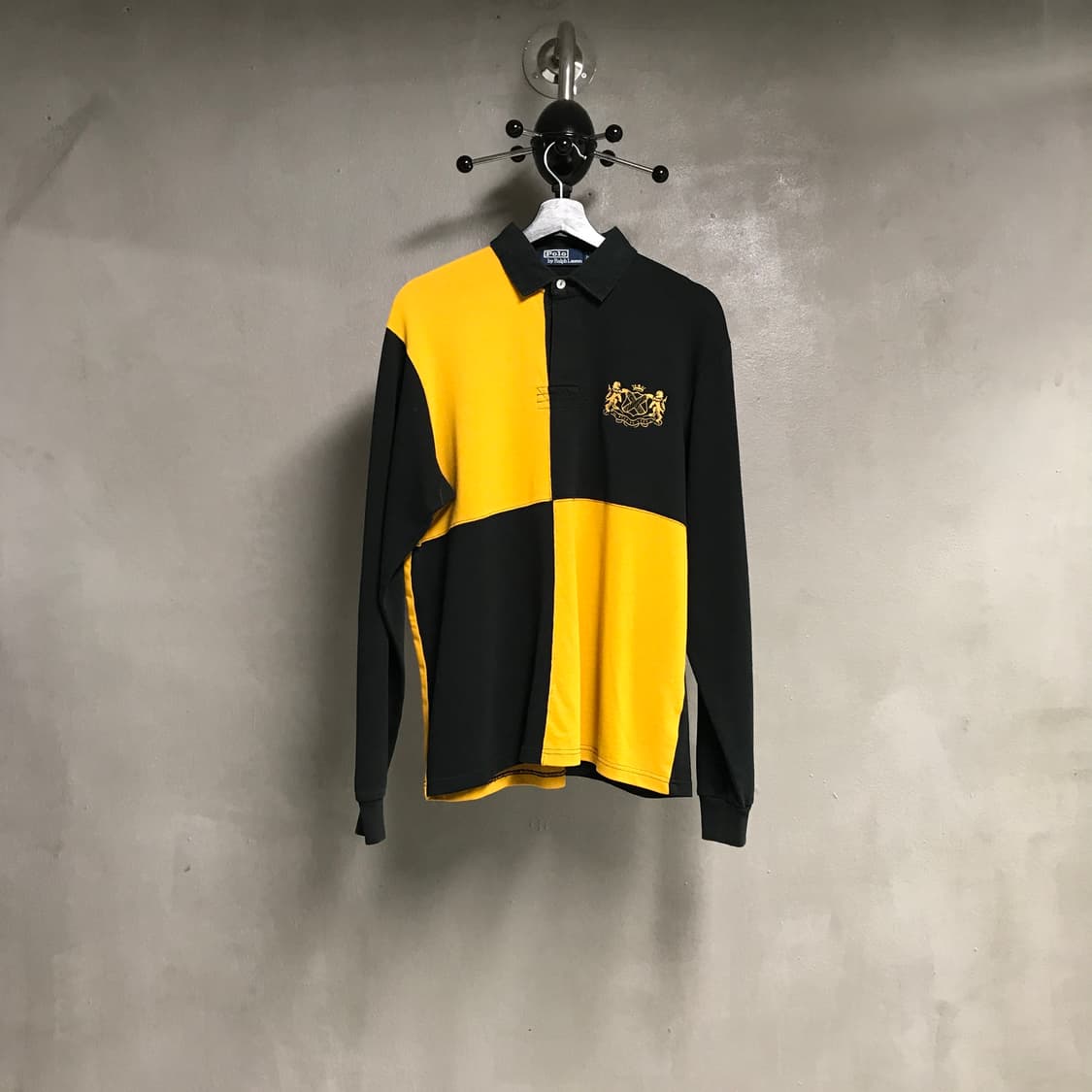 폴로 랄프로렌 배색 PK 긴팔 카라티 M 상품이미지1