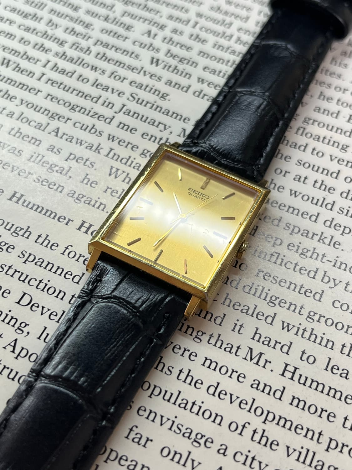 세이코 탱크 쿼츠 2C21-5180   상품이미지3