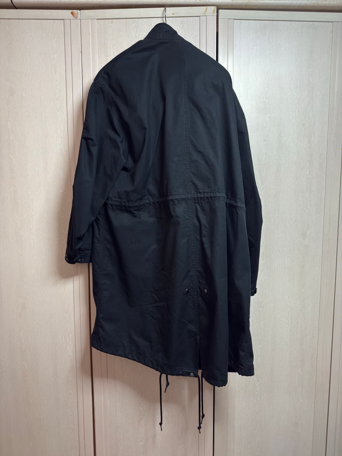 [L]무신사스탠다드 야상 개파카 피시테일 블랙 상품이미지2