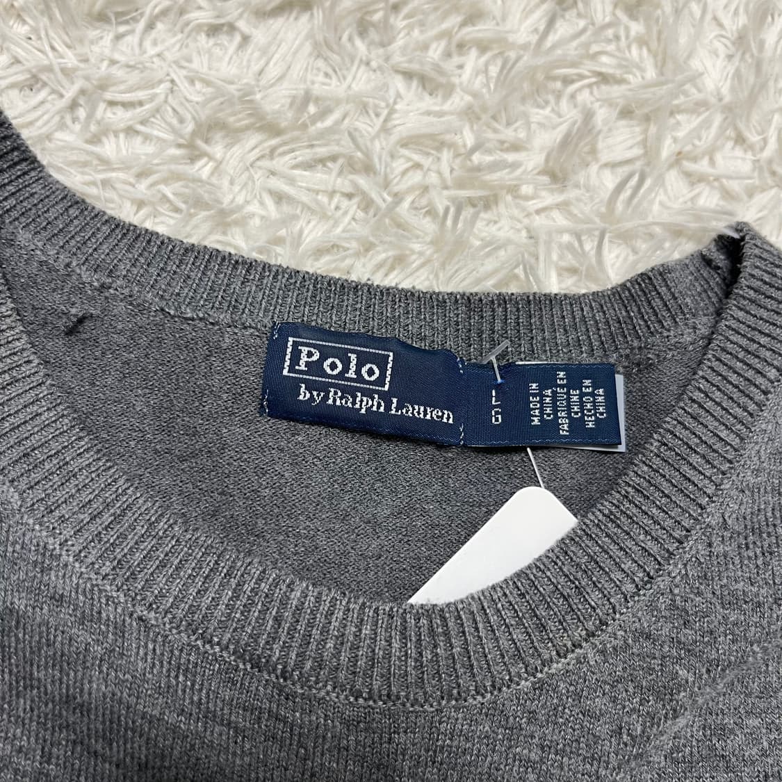 Polo grey knit t-shirt 상품이미지6