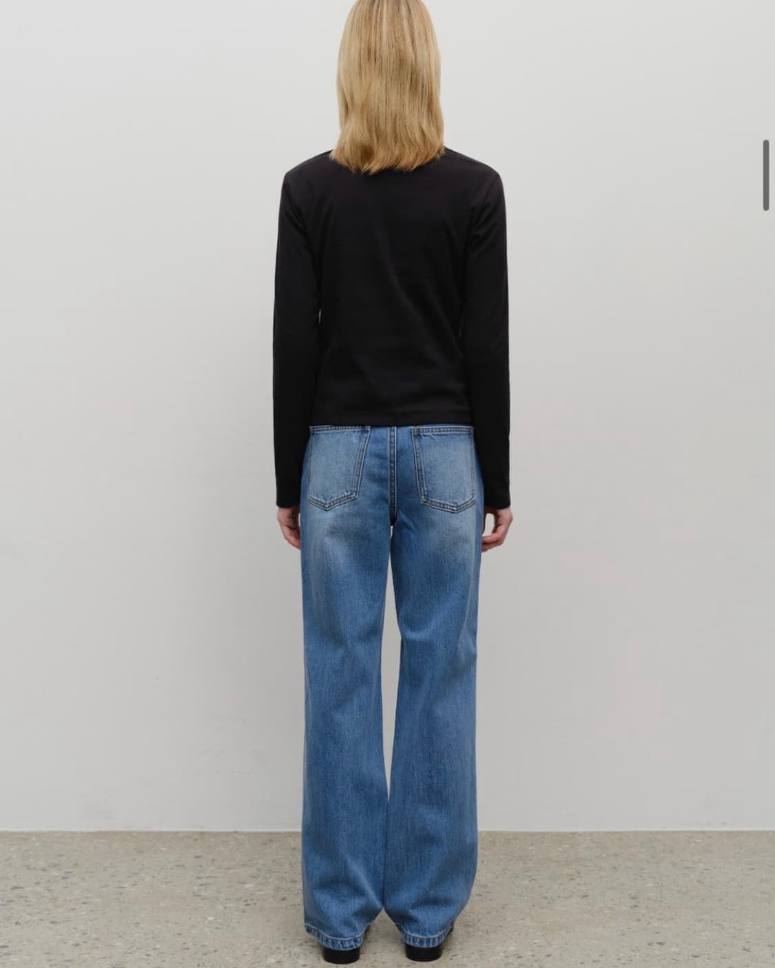 마리떼 프랑소와 저버 마리떼W 하이스트레이트 데님 팬츠 블루 28사이즈 상품이미지4