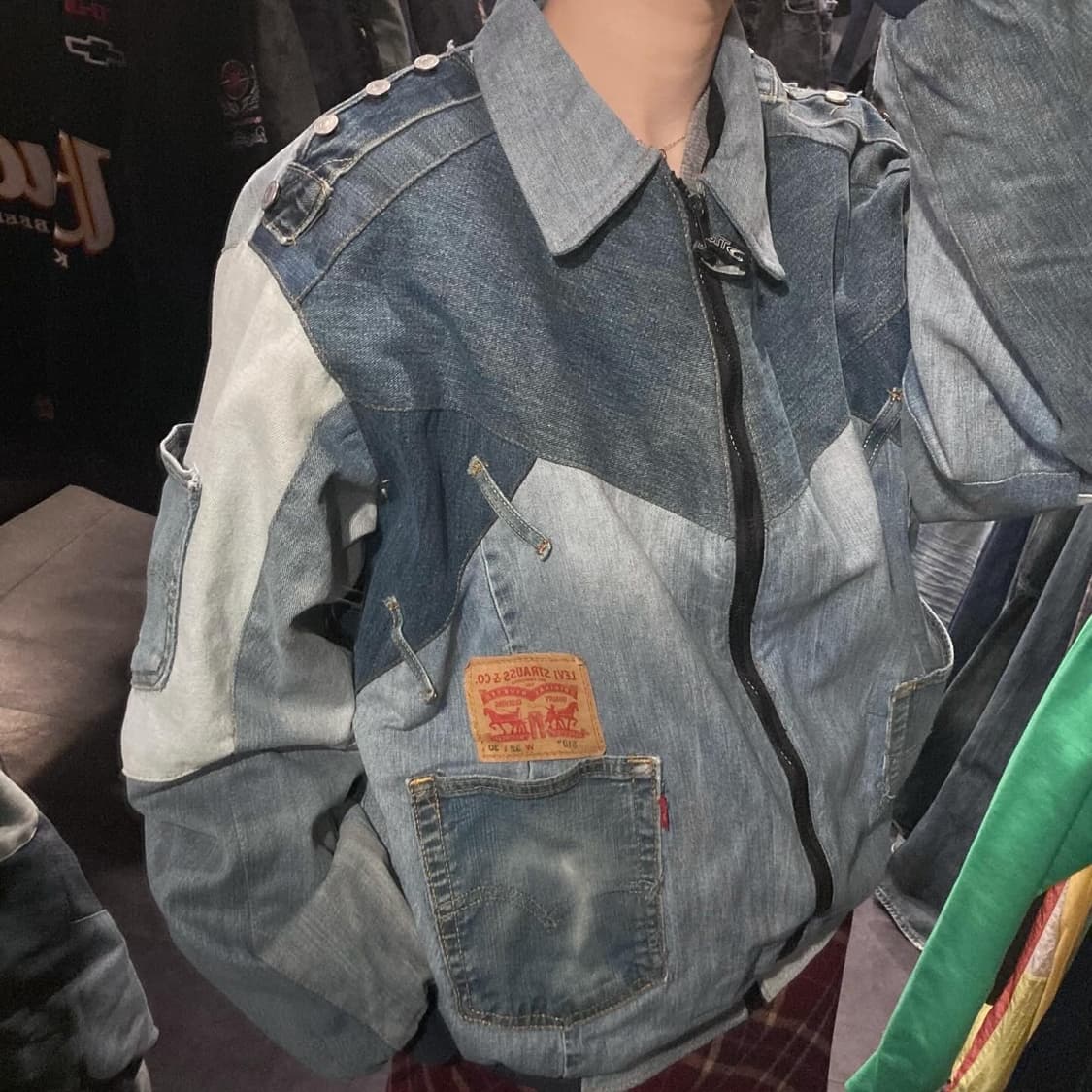 [IM]리바이스 리메이크 카라 데님자켓 상품이미지2