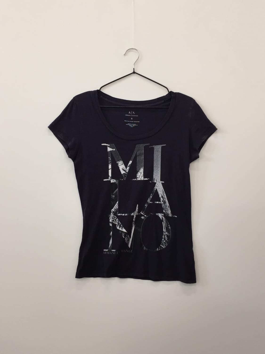 ‘Armani Exchange’ Black Graphic Tee 상품이미지3