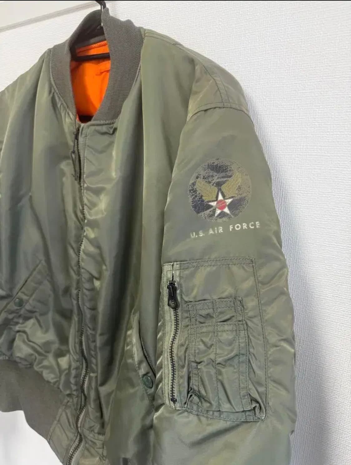 1968년 오리지널 미공군 MA-1 / 알파 인더스트리 군납 / L 상품이미지3