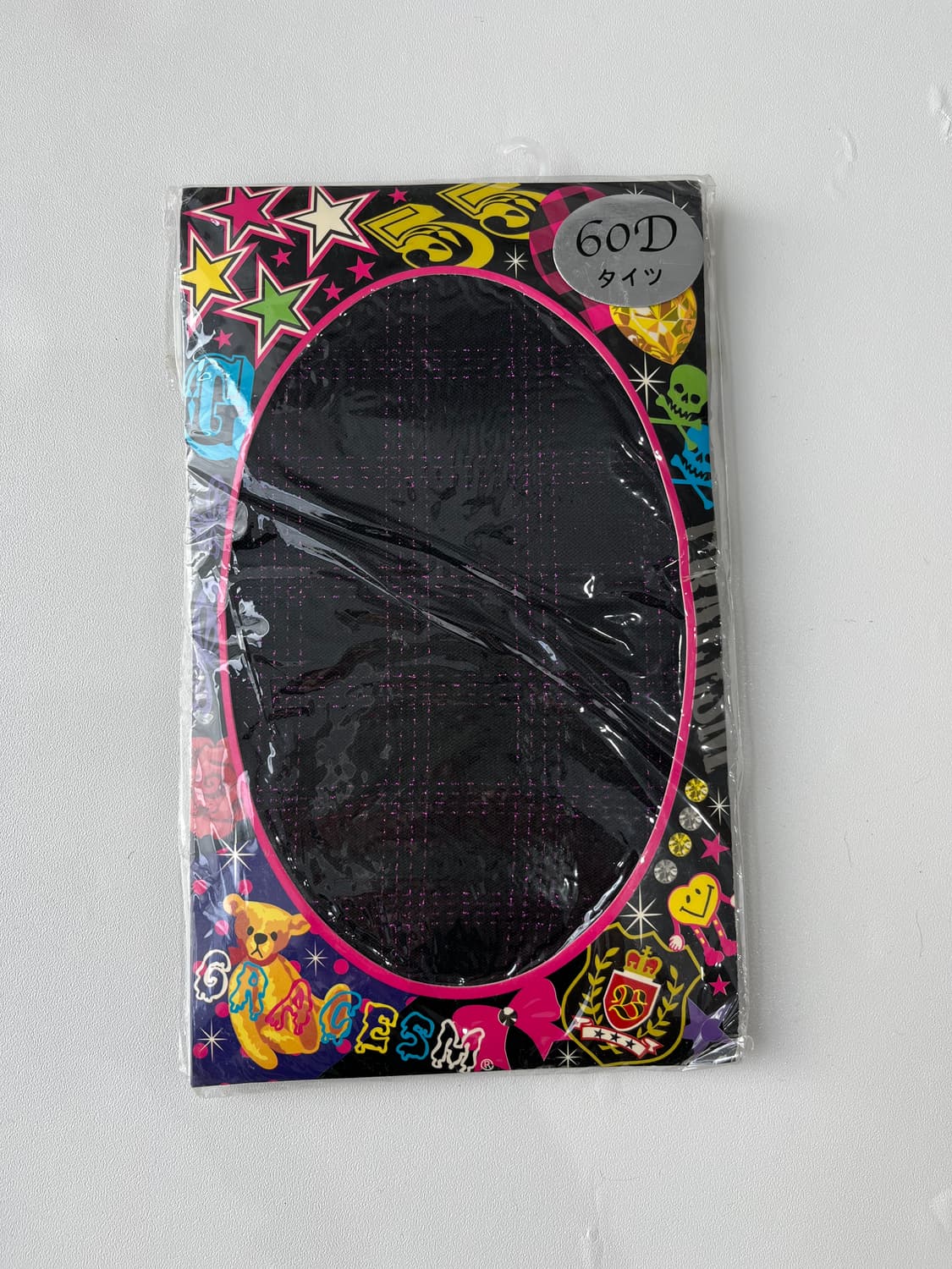 블랙핑크 반짝이 체크 60데니어 팬티스타킹 상품이미지7