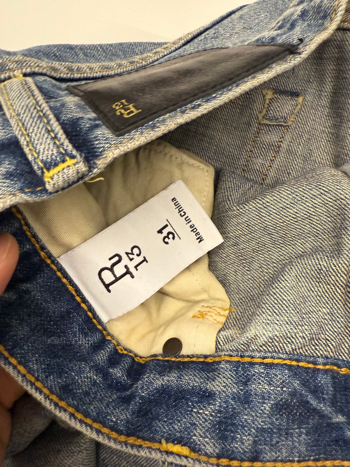 R13 D'ARCY LOOSE JEAN, LENA BLUE 31 상품이미지5