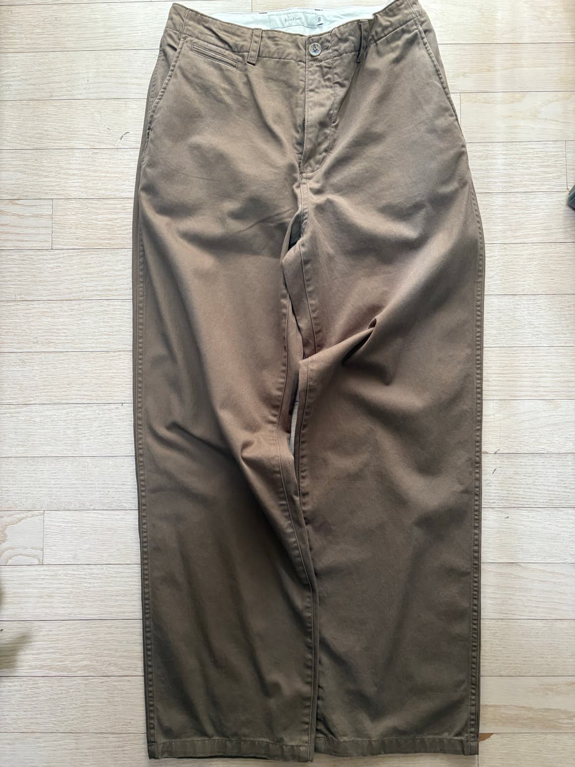 [50]퍼스트플로어 치노 팬츠 토바코 50롱 상품이미지2