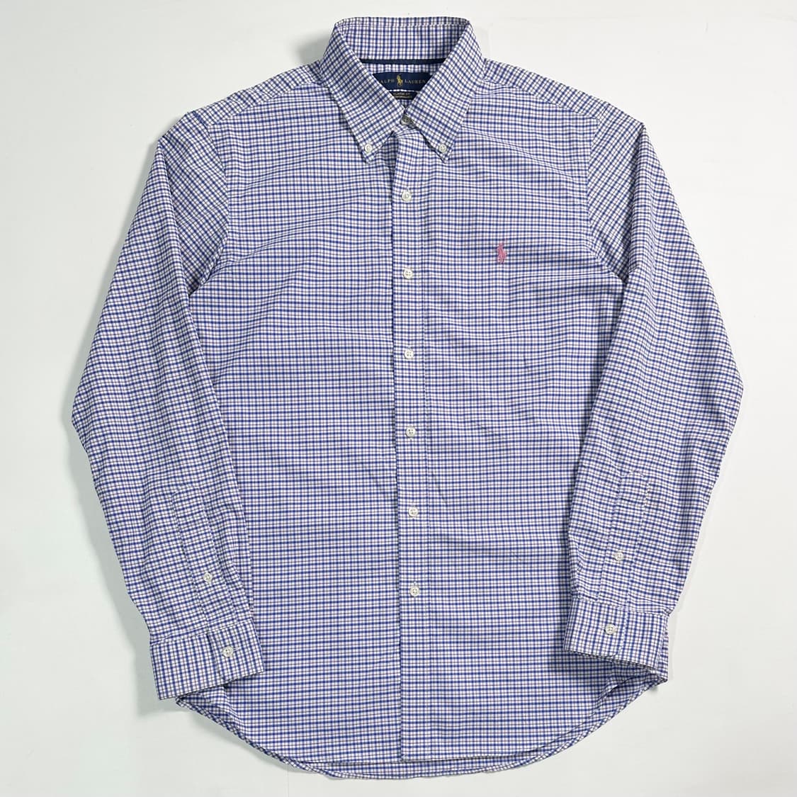 폴로 랄프로렌 핑크포니 체크 셔츠 상품이미지1