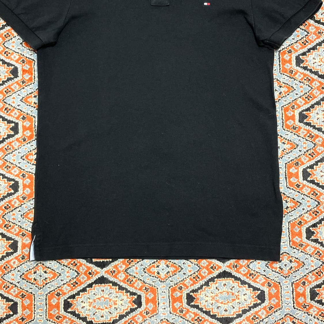 타미힐피거 블랙 반팔 카라티셔츠 남성XS 상품이미지3