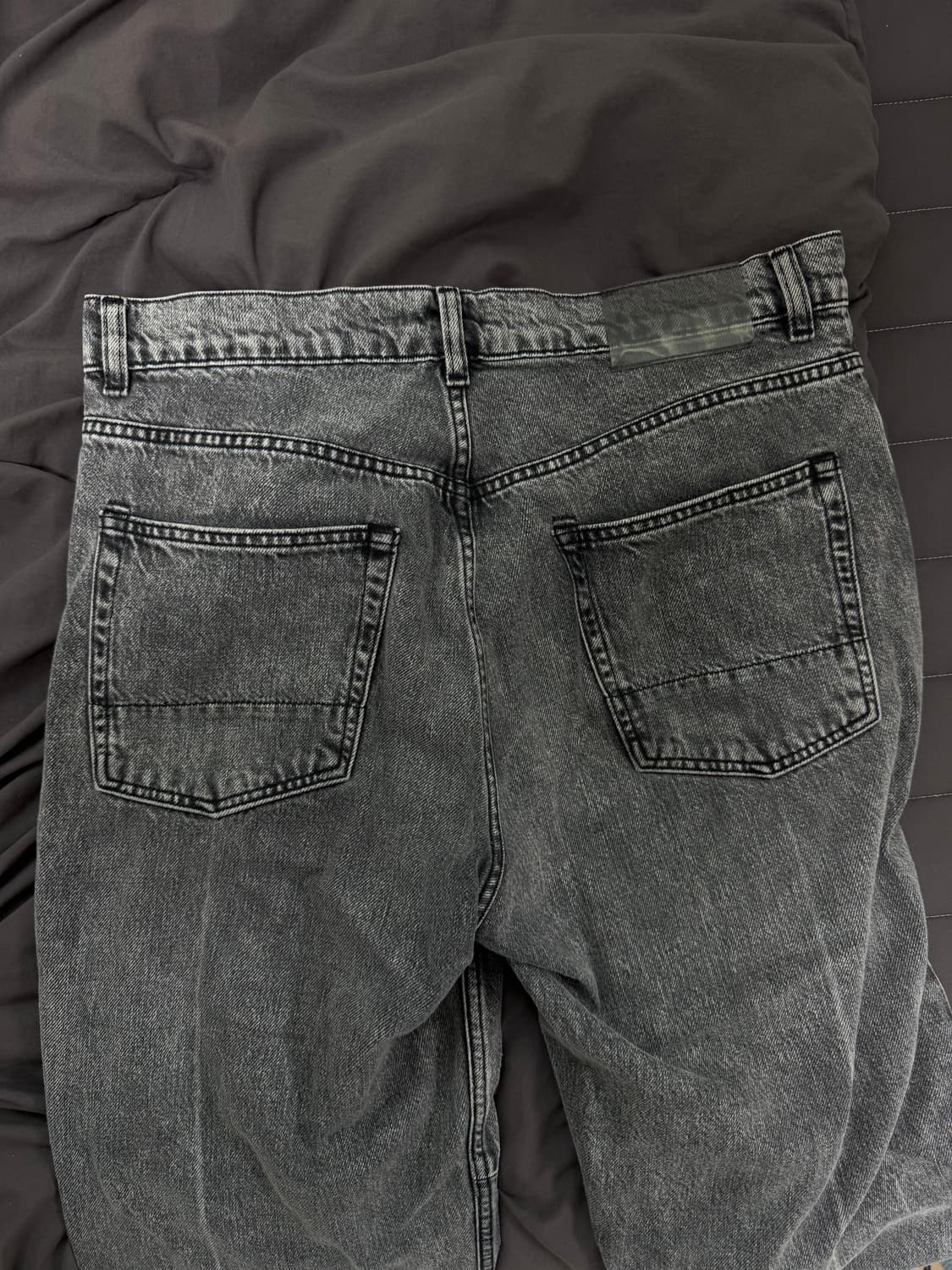 아워레가시 익스텐디드 써드컷 블랙 그레이팬츠 상품이미지2