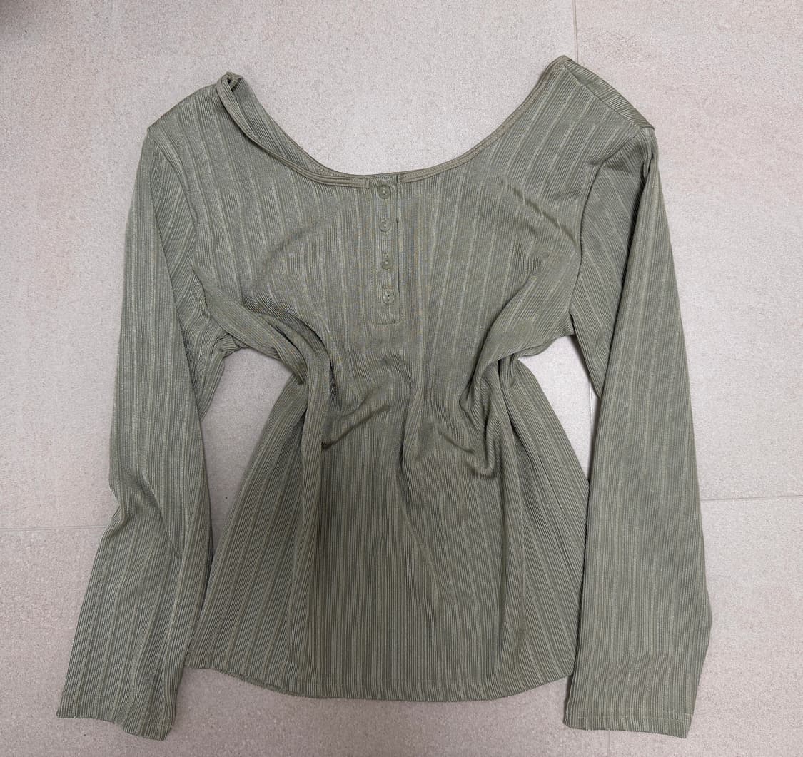 mint button longsleeve 상품이미지3