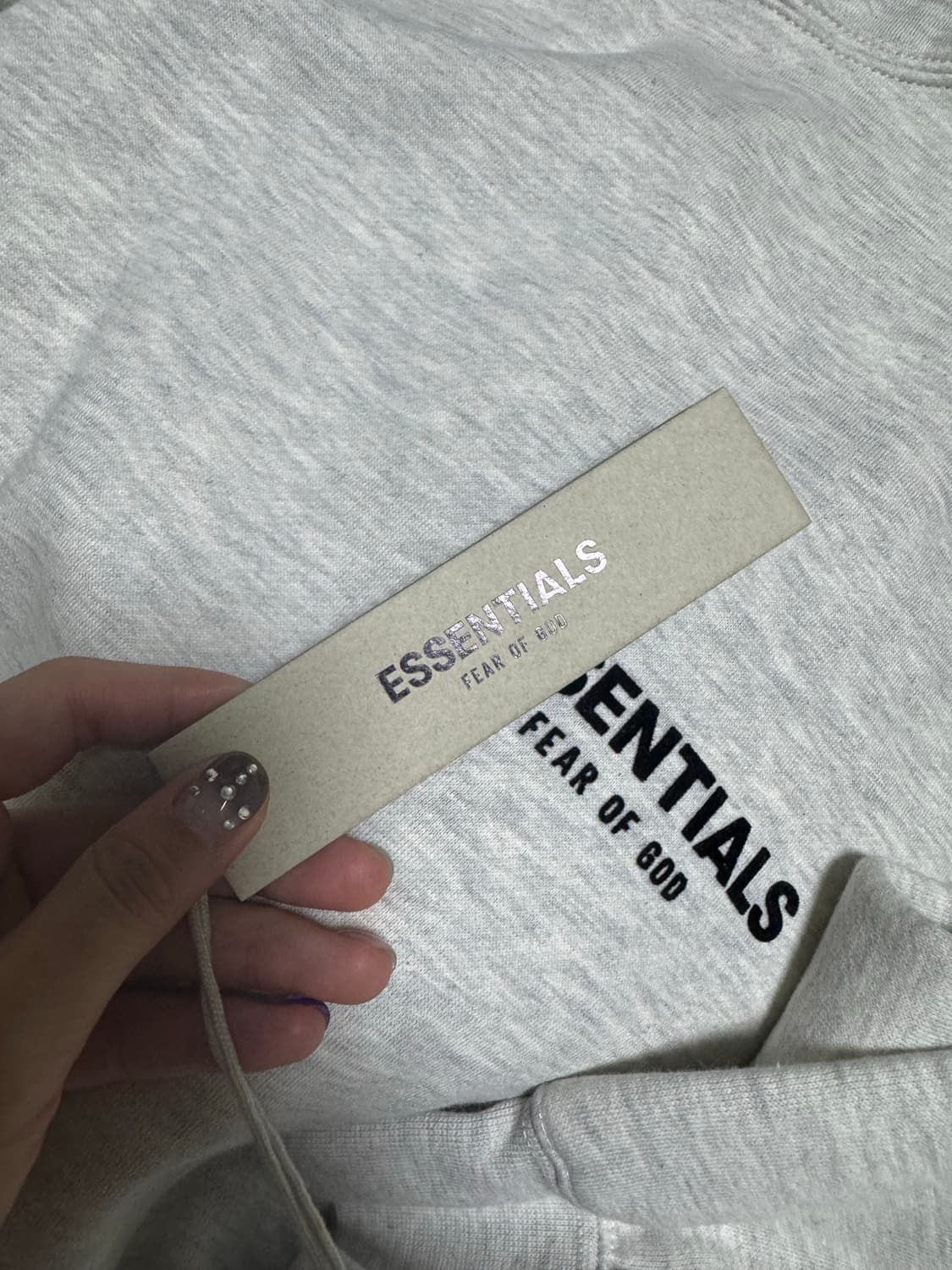 [새상품 S, L, XL, XXL] 에센셜 더 코어 후드 라이트 오트밀 상품이미지4