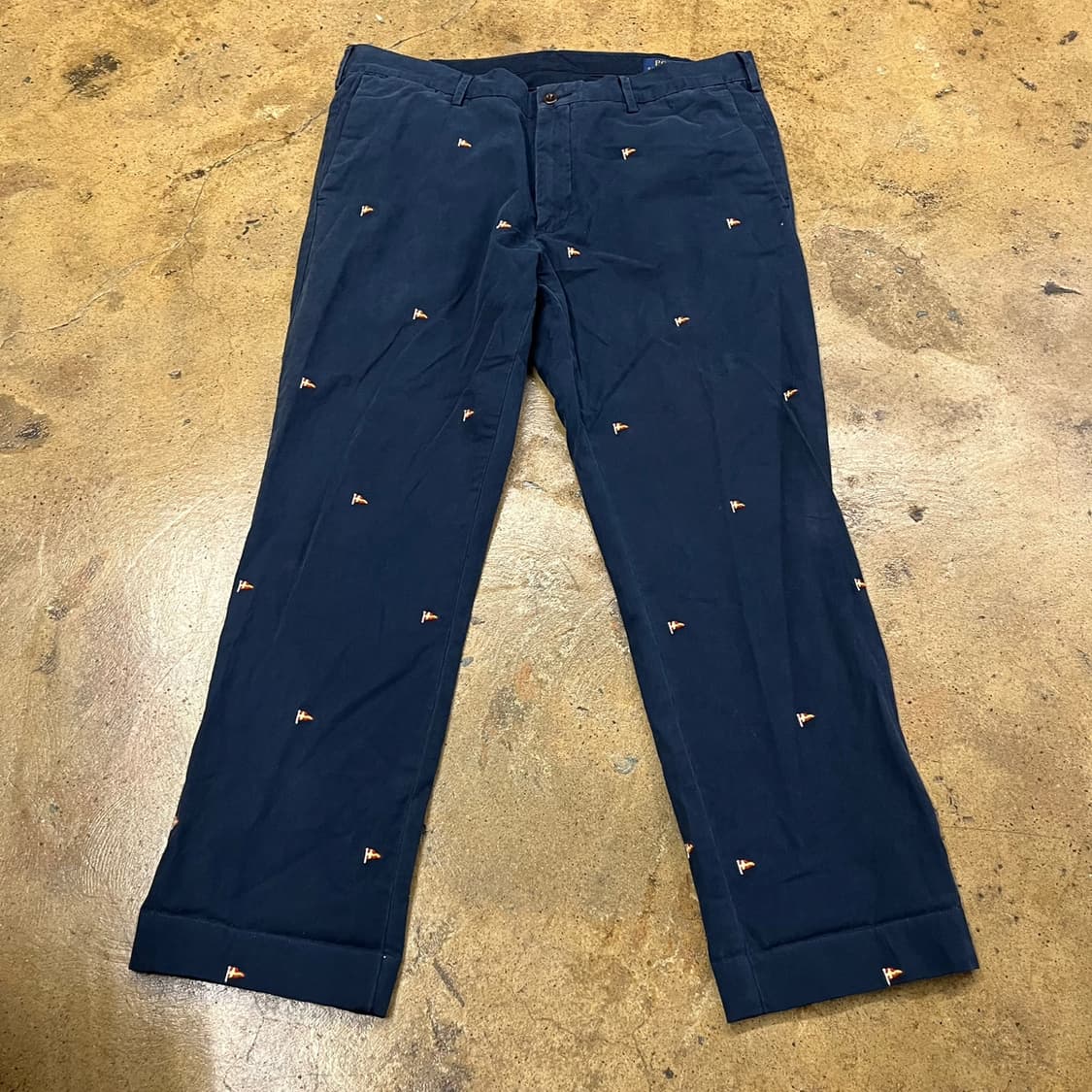 [정품/36] 폴로 랄프로렌 깃발 자수 로고 팬츠 b17 상품이미지2