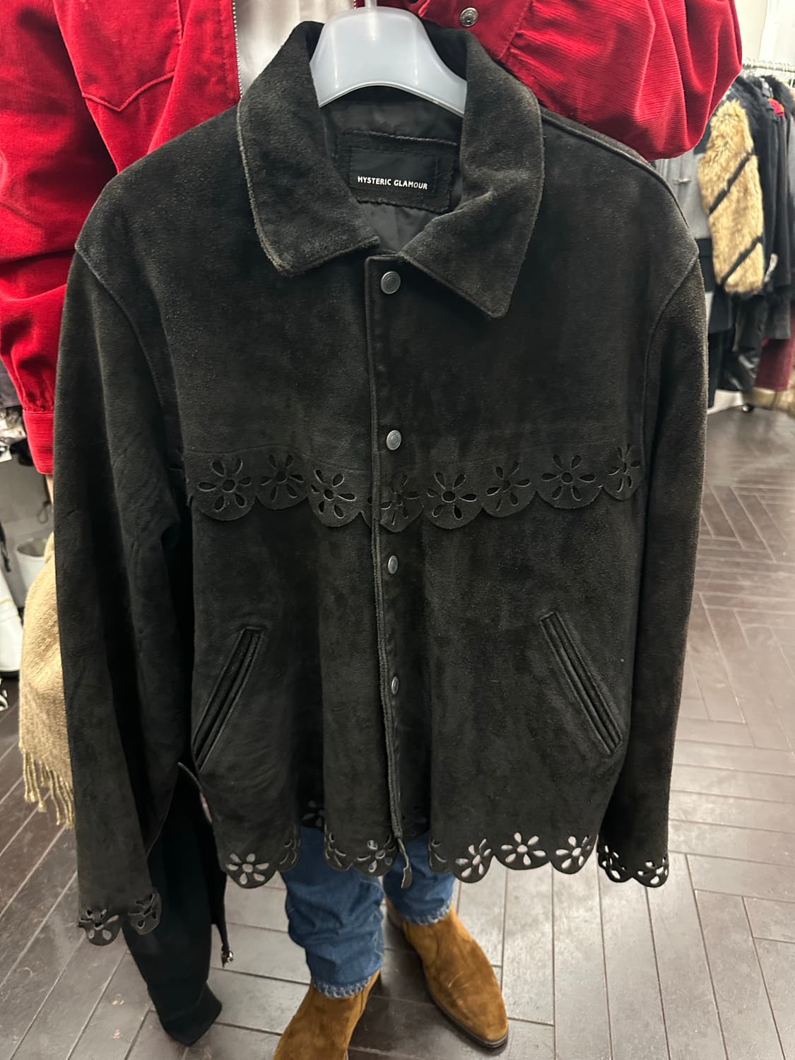OS / Hysteric Glamour Suede Jacket 상품이미지3